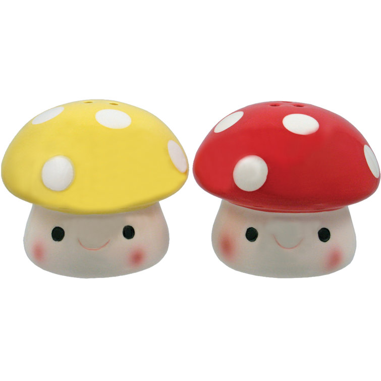 Streamline Mushroom Salt and Pepper Shaker Set Wayfair Canada